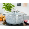 GARNEK CERAMICZNO MARMURKOWY ZL-7073 4,5L