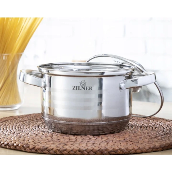 ZESTAW GARNKÓW ZE STALI NIERDZEWNEJ 12 ELE ZL-8123