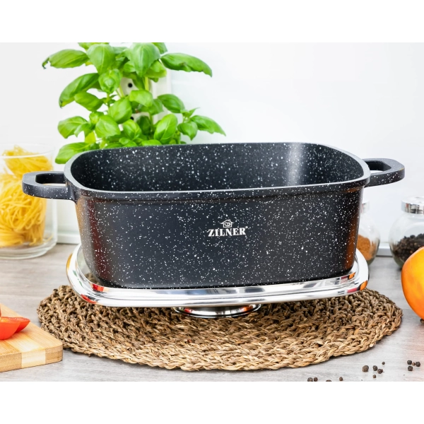 GARNEK CERAMICZNO MARMURKOWY ZL-9012 6,5 L