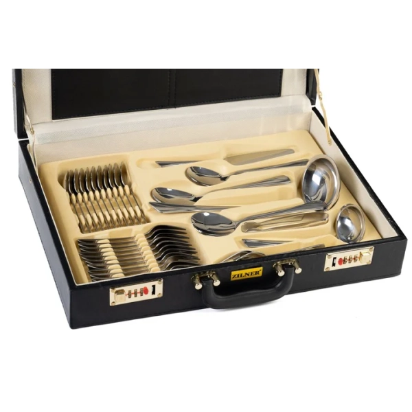 ZESTAW SZTUĆCÓW W WALIZCE SZTUĆCE NA 12 OSÓB 72 ELE ZL-6506
