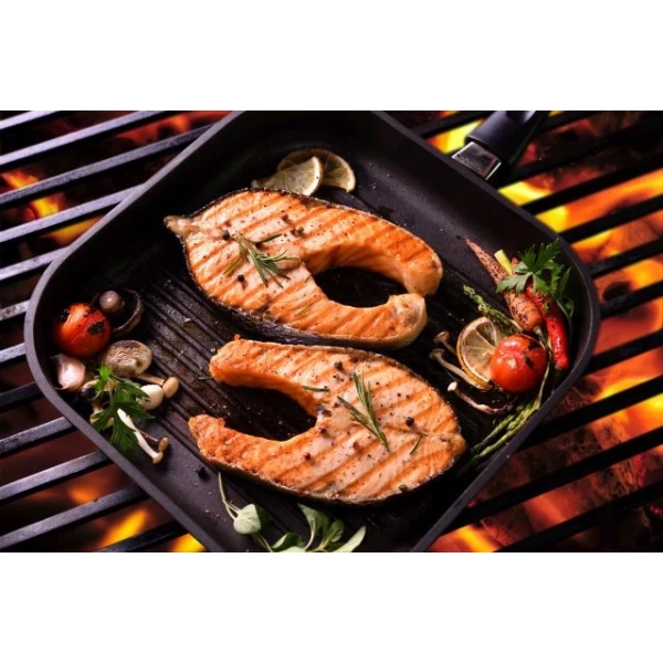 PATELNIA GRILLOWA ŻELIWNA INDUKCJA / GAZ 27cm ZL-3038