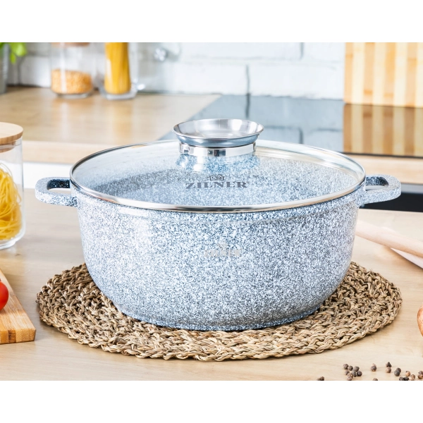GARNEK CERAMICZNO MARMURKOWY ZL-7074 6,8 L