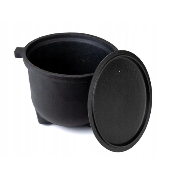 KOCIOŁEK ŻELIWNY MYŚLIWSKI GARNEK WĘGIERSKI 10L